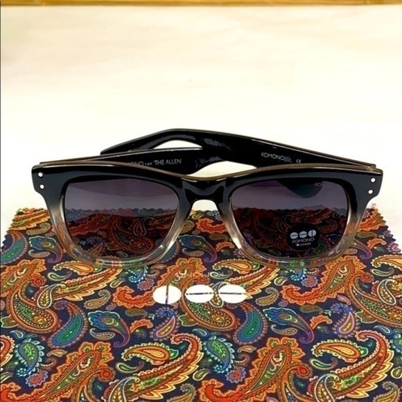 Komono New Allen Paisley Sunglasses black grey ombré main image 12